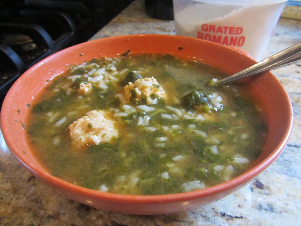 Healthy meatball soup
